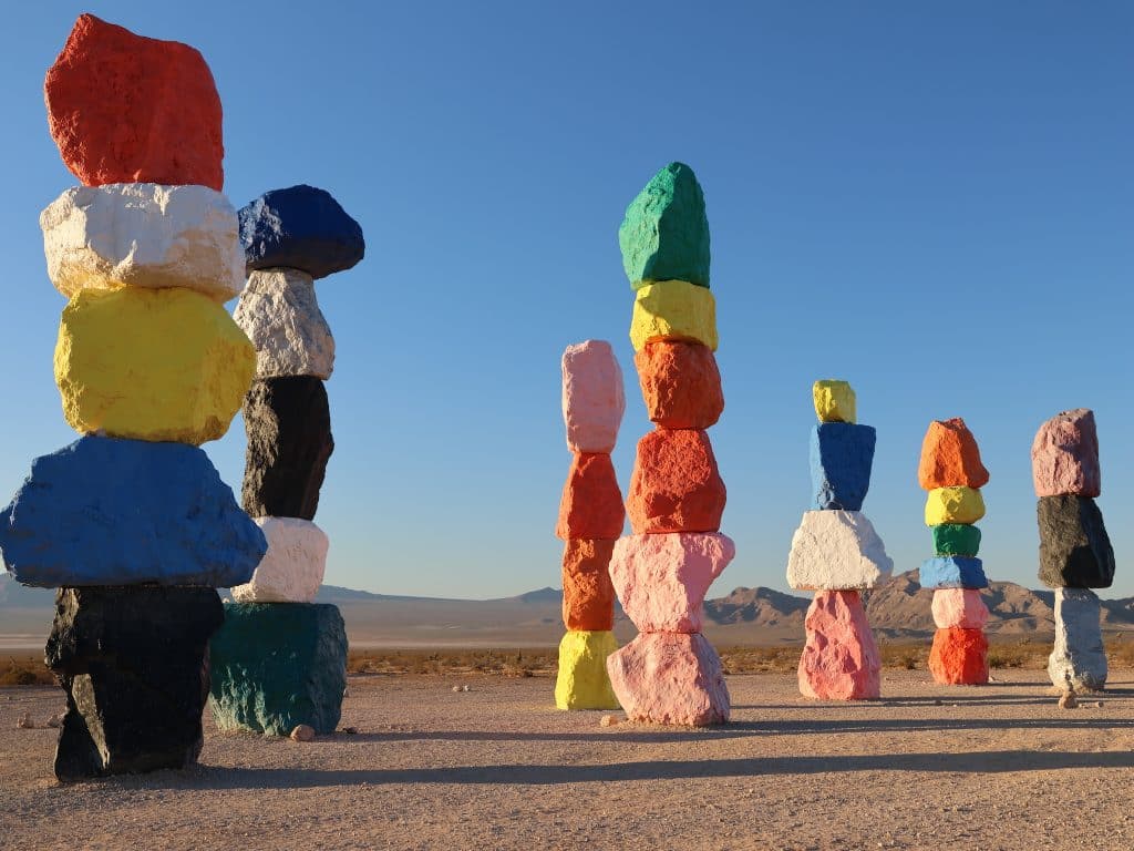 Visite des 7 Magic Mountains - Las Vegas Aventures