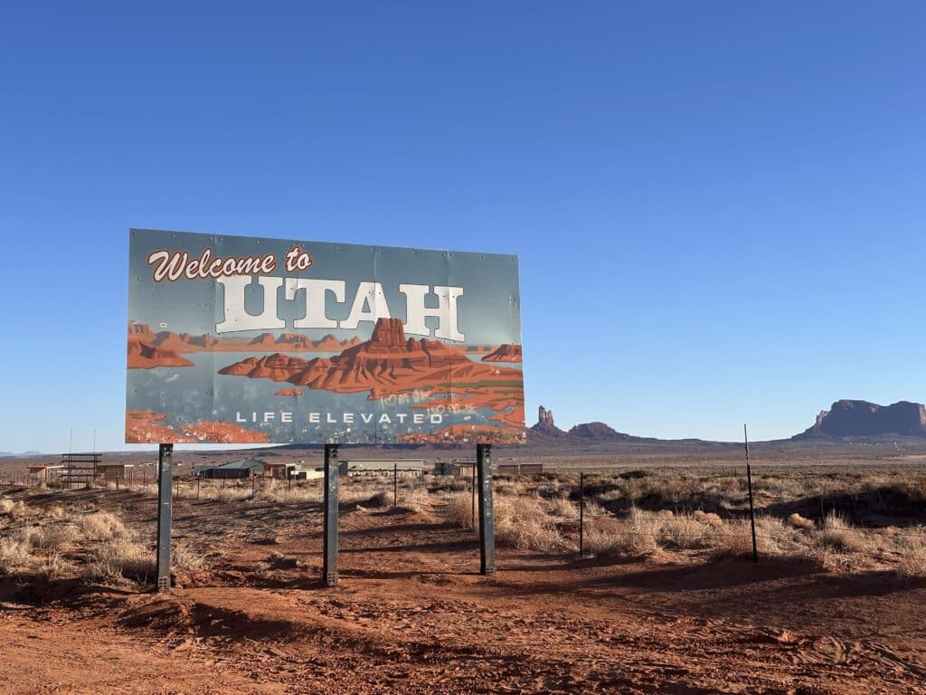 Panneau Utah