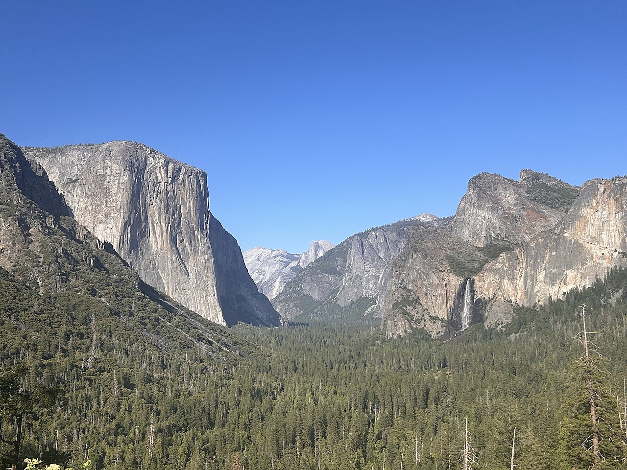 Yosemite depuis Tunnel View